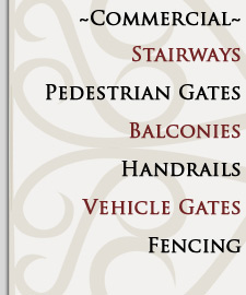 Orange County Custom Commercial Iron Designs