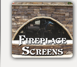 Orange County Custom Iron Fireplace Screens