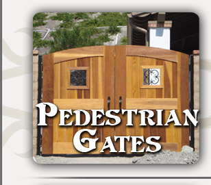 Orange County Custom Residential Iron Pedestrian Gates